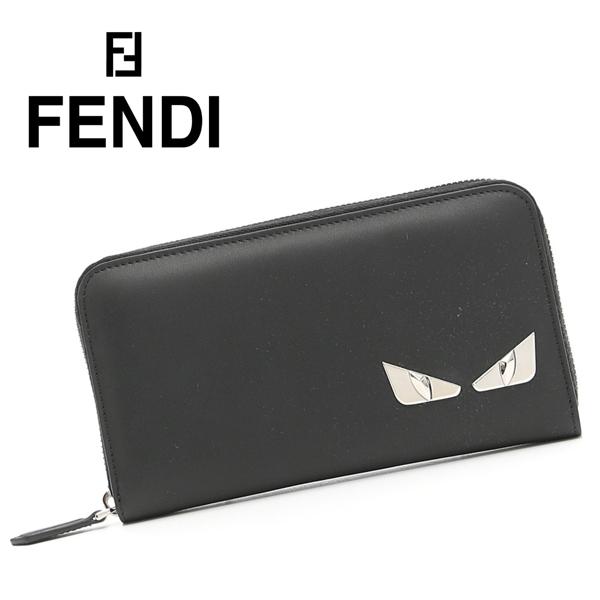 新作【フェンディスーパーコピー FENDI】BAG BUGS Zip Wallet Black 7022002